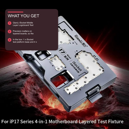 QianLi iSocket Middle Layer Logicboard Test Fixture for iPhone 17 Series Qianli FoneFunShop