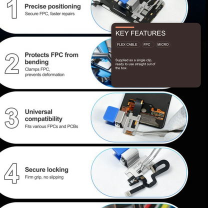 Relife TD3 FPC Holder Connector For Flex Ribbon Cable FPC Repair Repair Tool FoneFunShop