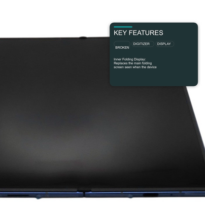 LCD Screen for Samsung Galaxy Z Fold 8 (SM-F971) - Inner Screen Black Screen FoneFunShop