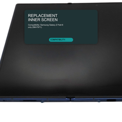 LCD Screen for Samsung Galaxy Z Fold 8 (SM-F971) - Inner Screen Black Screen FoneFunShop