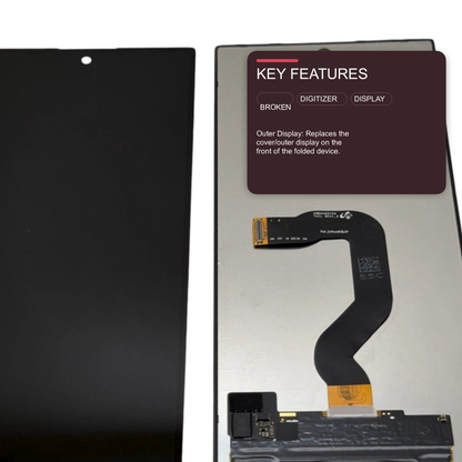 LCD Screen for Samsung Galaxy Z Fold 8 (SM-F971) - Outer Screen Black Screen FoneFunShop