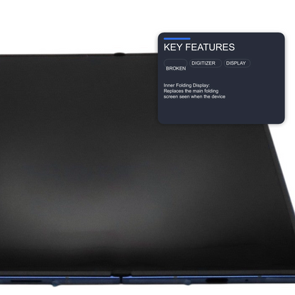 LCD Screen for Samsung Galaxy Z Fold 8 Ultra (SM-F976) - Inner Screen Black Screen FoneFunShop