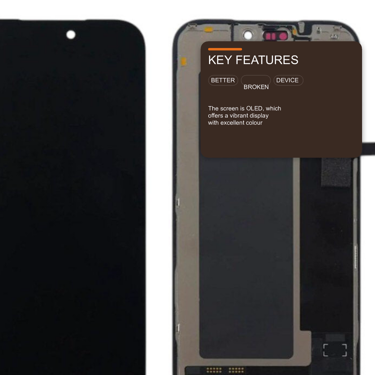 Screen For iPhone 17 Pro Max Soft OLED 120hz OLED Screen FoneFunShop