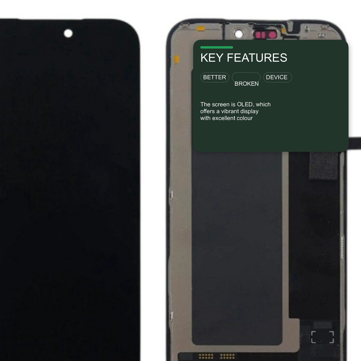 Screen For iPhone 17 Soft OLED 120hz OLED Screen FoneFunShop