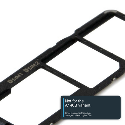 Sim Tray For Samsung A14 5G A146P in Black Sim Tray FoneFunShop