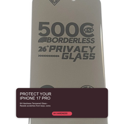Super Glass Privacy Screen Protector For iPhone 17 Pro Screen Protector FoneFunShop