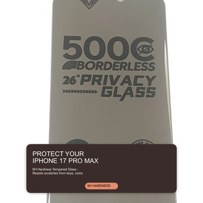 Super Glass Privacy Screen Protector For iPhone 17 Pro Max Screen Protector FoneFunShop