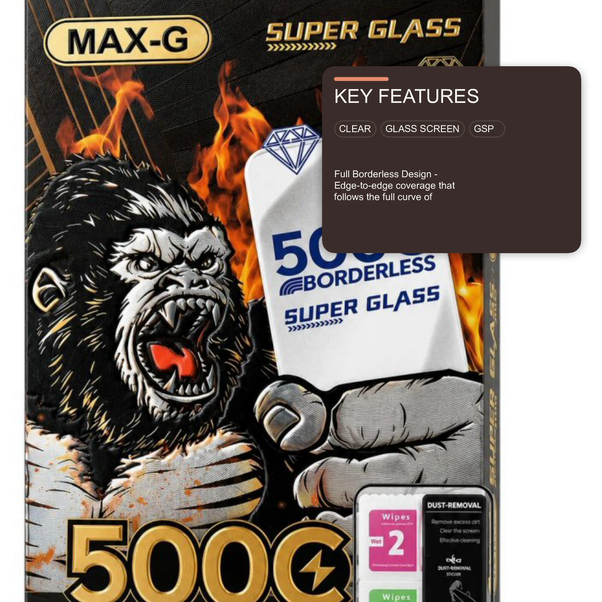Super Glass Screen Protector For iPhone 17 Pro Screen Protector FoneFunShop
