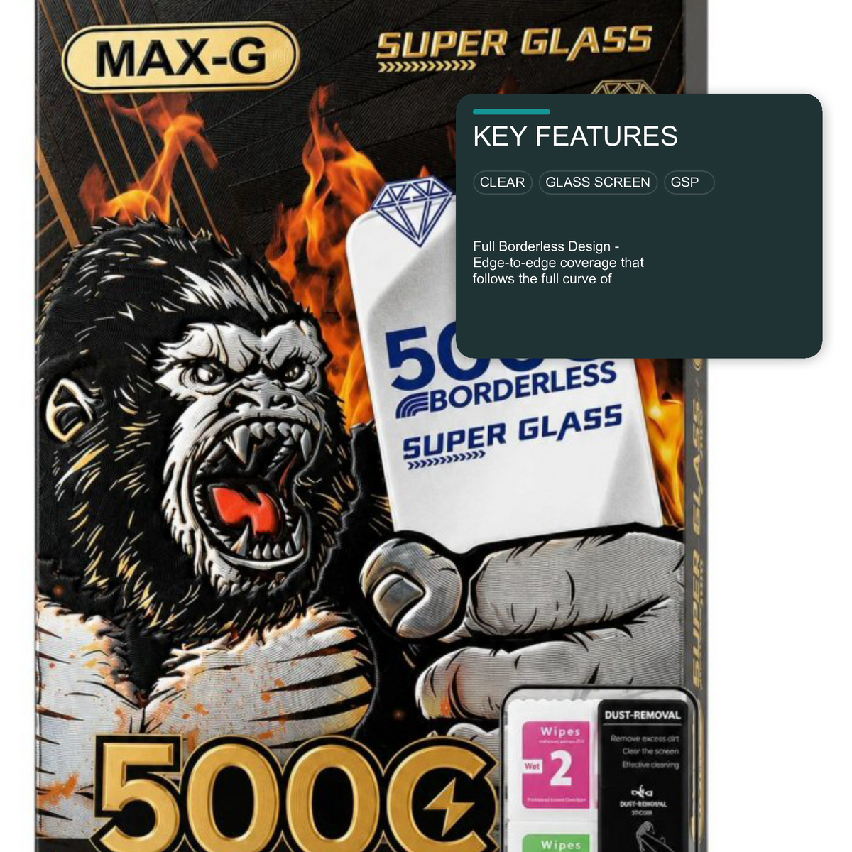 Super Glass Screen Protector For iPhone 17 Pro Max Screen Protector FoneFunShop