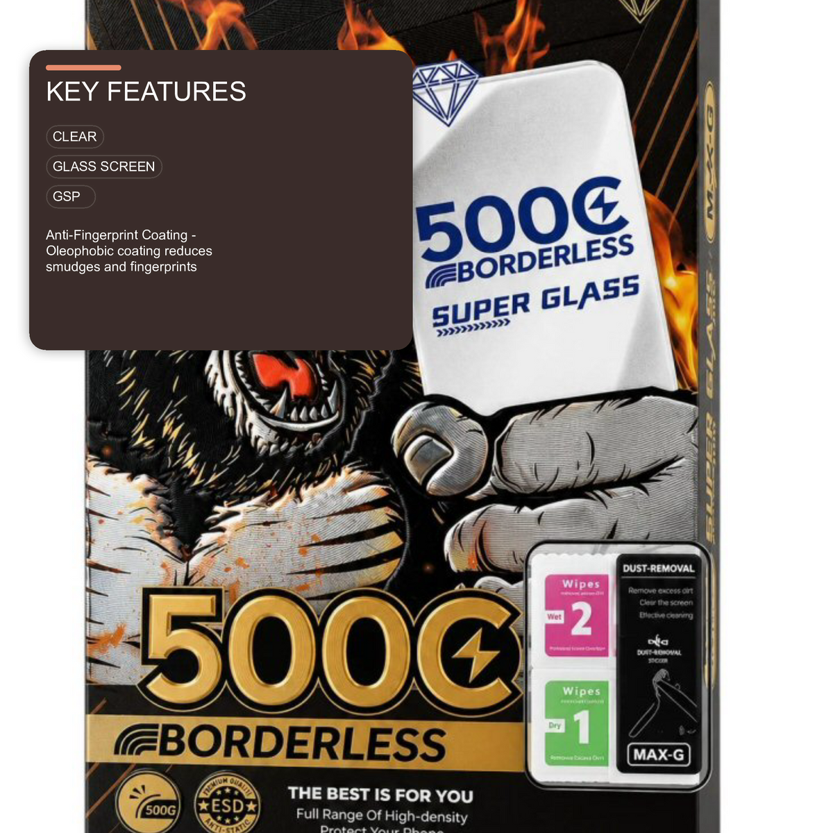 Super Glass Screen Protector For iPhone 17 Pro Screen Protector FoneFunShop