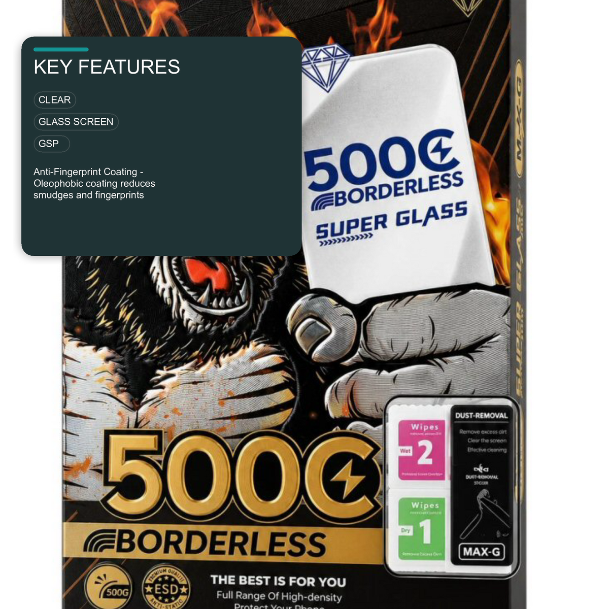 Super Glass Screen Protector For iPhone 17 Pro Max Screen Protector FoneFunShop