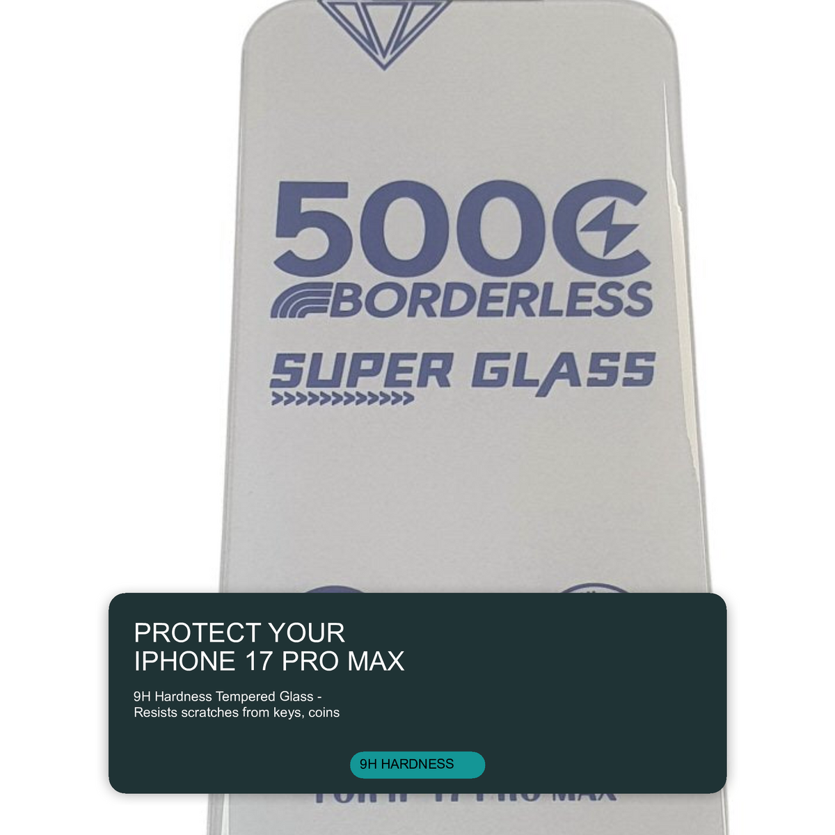 Super Glass Screen Protector For iPhone 17 Pro Max Screen Protector FoneFunShop