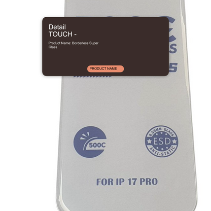 Super Glass Screen Protector For iPhone 17 Pro Screen Protector FoneFunShop