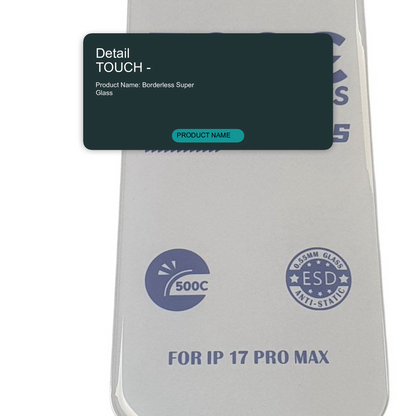Super Glass Screen Protector For iPhone 17 Pro Max Screen Protector FoneFunShop