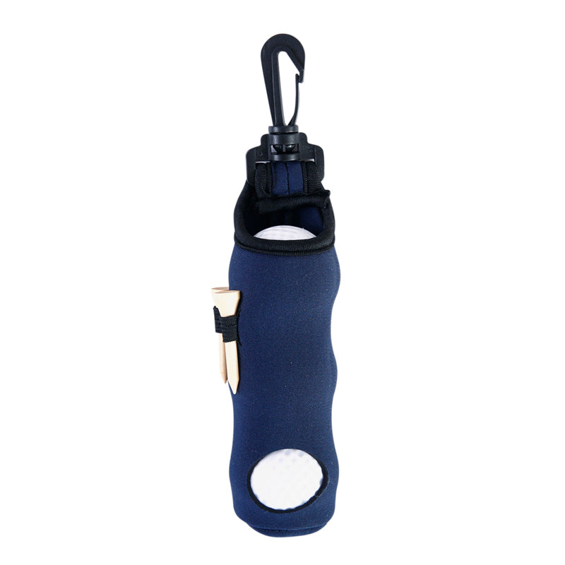 Golf Ball Carry Bag with Clasp Holds 3 Balls & Tees Attaches to Trousers Blue Golf Accessorise FoneFunShop