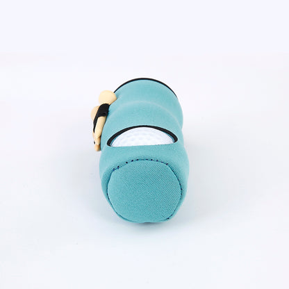 Golf Ball Carry Bag with Clasp Holds 3 Balls & Tees Attaches to Trousers Teal Golf Accessorise FoneFunShop