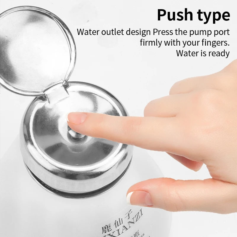 Luxianzi 180mL Industrial Grade Push Type Alcohol Bottle FoneFunShop