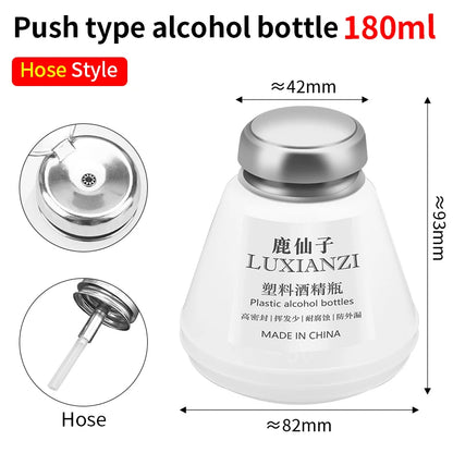 Luxianzi 180mL Industrial Grade Push Type Alcohol Bottle FoneFunShop