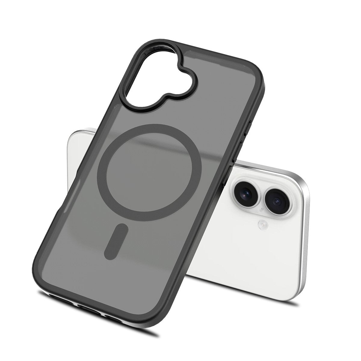 Case For iPhone 17 Magnetic Translucent Shockproof TPU Phone Cover Skin Magsafe Compatible Matte Black Case Cover FoneFunShop