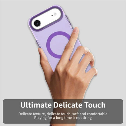 Case For iPhone 17 Air Magnetic Translucent Shockproof TPU Phone Cover Skin Magsafe Compatible Matte Purple Case Cover FoneFunShop
