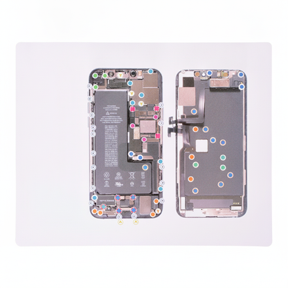 Magnetic Screw Mat For iPhone 11 Pro Phone Repair Disassembly Guide Magnetic Screw FoneFunShop