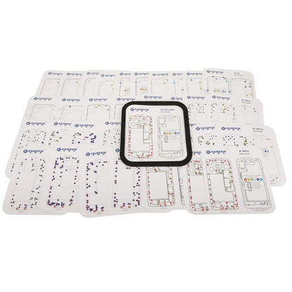 Magnetic Phone Repair Mats 35 Models For iP6 to iP16 Pro Max FoneFunShop