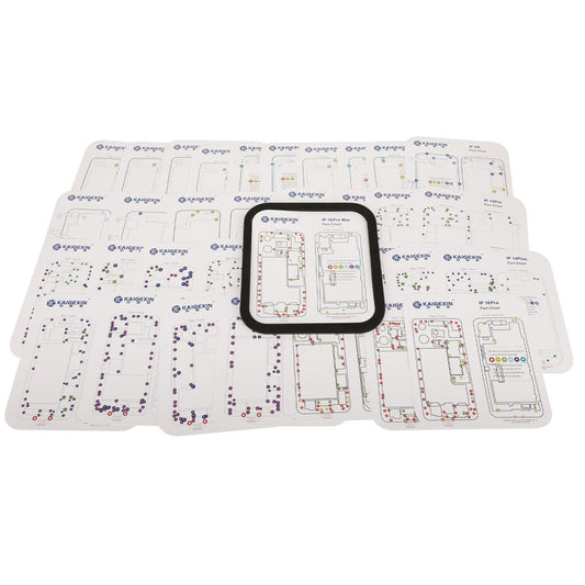 Magnetic Phone Repair Mats 35 Models For iP6 to iP16 Pro Max FoneFunShop