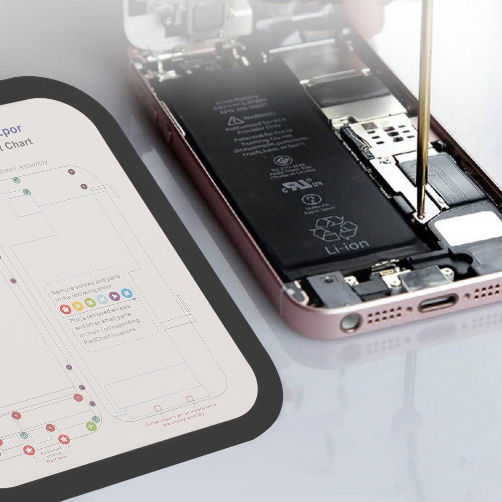 Magnetic Phone Repair Mats 35 Models For iP6 to iP16 Pro Max FoneFunShop