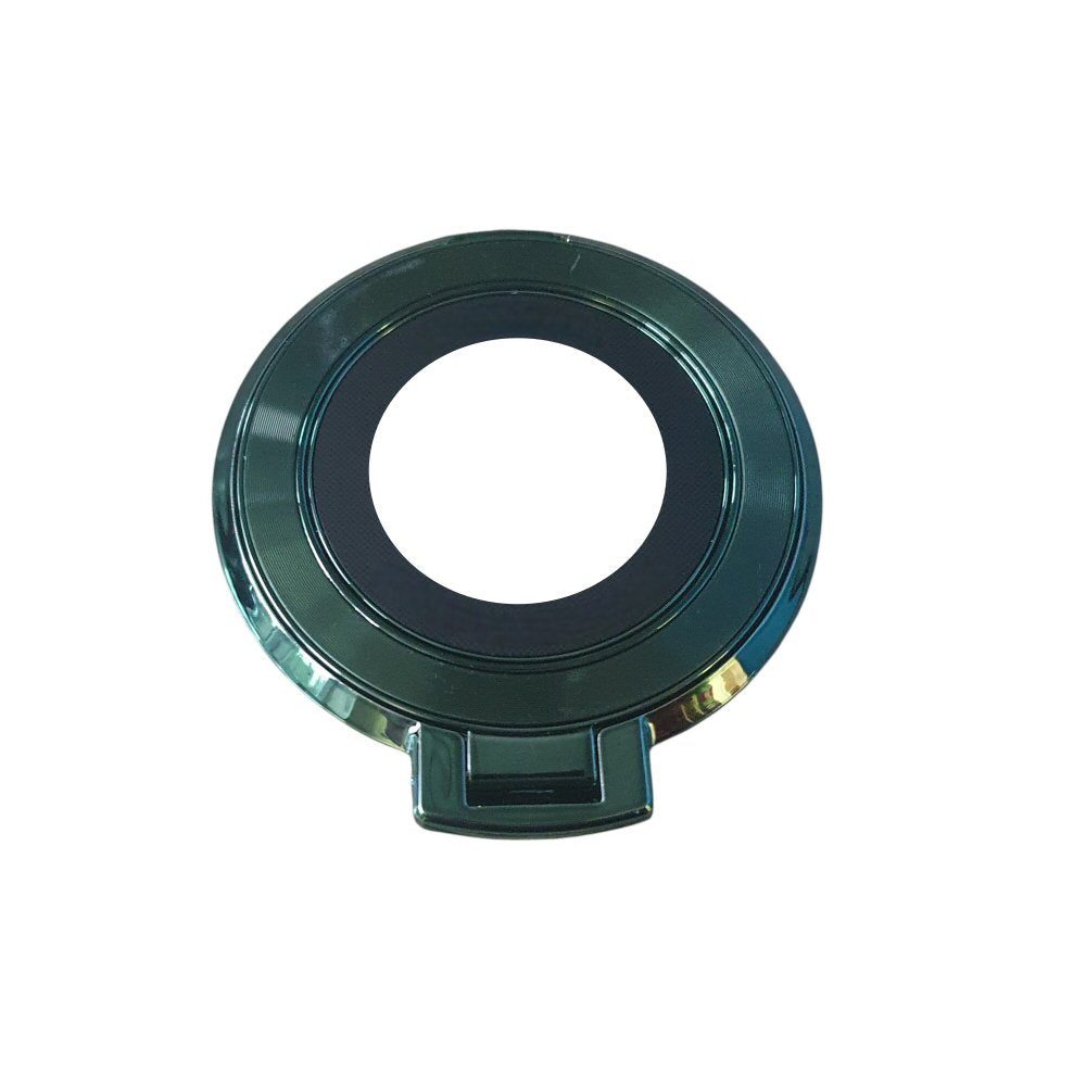 Magnetic Phone Ring Stand with Adhesive Back Rotating Grip Stand Metallic Green Stand FoneFunShop