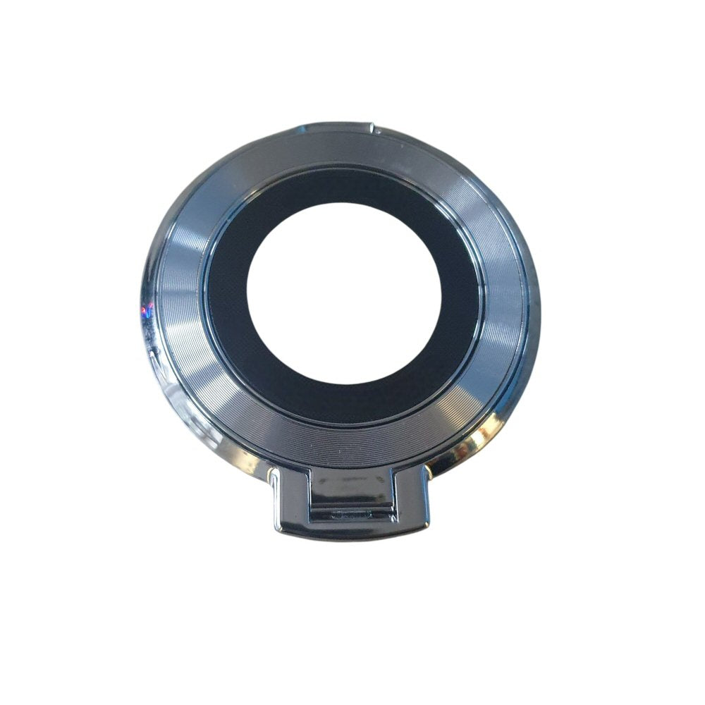 Magnetic Phone Ring Stand with Adhesive Back Rotating Grip Stand Metallic Silver Stand FoneFunShop