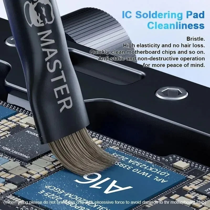 Steel Glue Removal Brush for Soldering Chip IC Pad Cleaning BGA Repairs FoneFunShop
