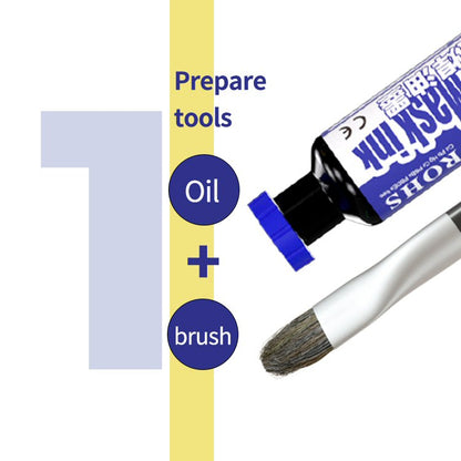 Mechanic 10ML GY UVH900 Blue UV Curable Solder Mask Paint For PCB Jumper Wire