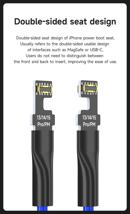 DC Power Boot Cable System for iP8 - 17PM - Mechanic Power Air - Power Phone via Bench Supply Phone Repair Tools FoneFunShop
