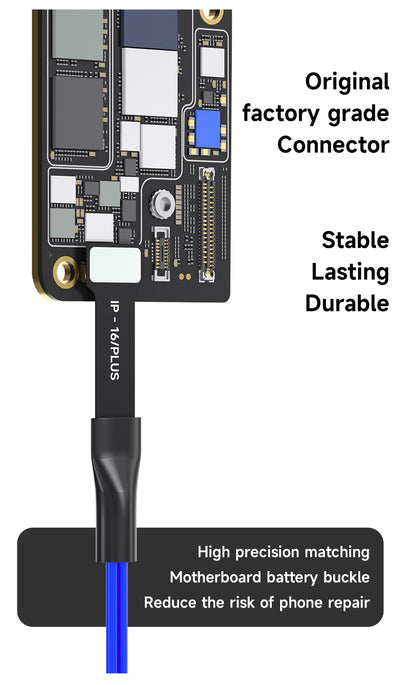 DC Power Boot Cable System for iP8 - 17PM - Mechanic Power Air - Power Phone via Bench Supply Phone Repair Tools FoneFunShop