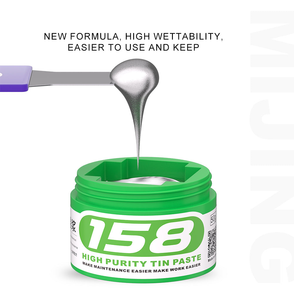 Mijing High Purity Tin Paste, Model:158 Phone Repair Tools FoneFunShop