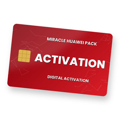 Miracle Huawei Pack Activation digital activation card