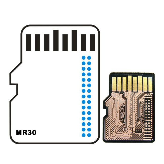 9 Piece Set - Set of MR monolithic adapters for microSD cards Adapter FoneFunShop