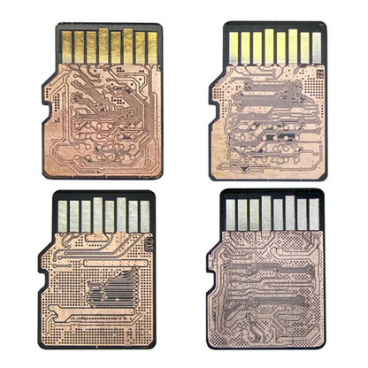 4 Piece Set - Set of MR-V (Vias) monolithic adapters for microSD cards Adapter FoneFunShop