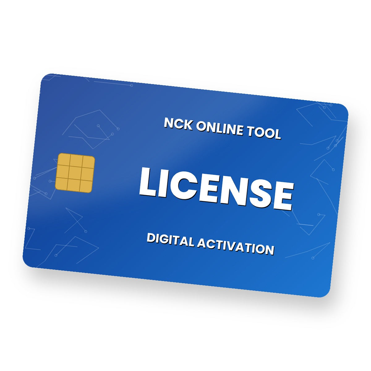 NCK Online Tool License digital activation card