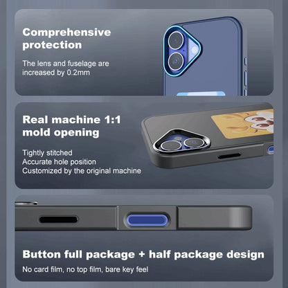 Case for iPhone 16 Pro Max With NFC E Ink Smart Display for Photos Images Case Cover FoneFunShop