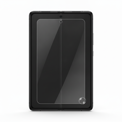 Clear hydrogel film fitted on Samsung Galaxy Z Fold 2 inner folding screen