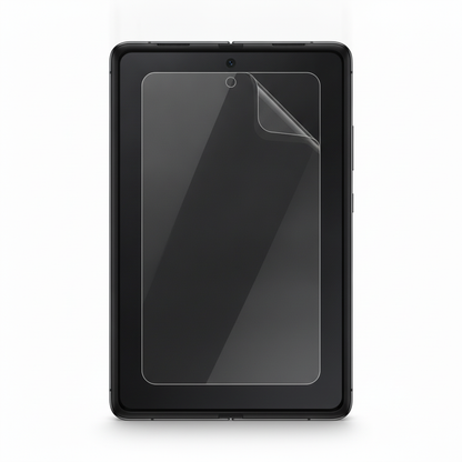Clear hydrogel film fitted on Samsung Galaxy Z Fold inner folding screen