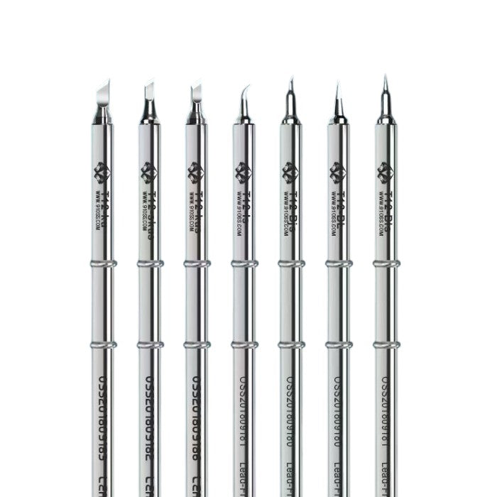 OSS 7 Piece Soldering Iron Tip Set (T12-BL, T12-BLS, T12-BJS, T12-KU, T12-KUS, T12-LS, T12-SKUS) Solder FoneFunShop