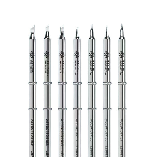 7 Piece Soldering Iron Tip Set (T12-BL, T12-BLS, T12-BJS, T12-KU, T12-KUS, T12-IS, T12-SKUS) Solder FoneFunShop