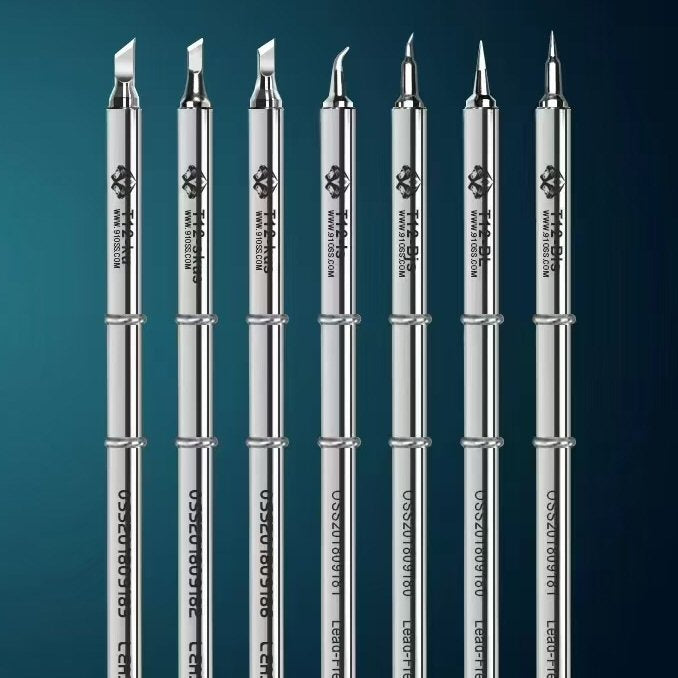OSS 7 Piece Soldering Iron Tip Set (T12-BL, T12-BLS, T12-BJS, T12-KU, T12-KUS, T12-LS, T12-SKUS) Solder FoneFunShop