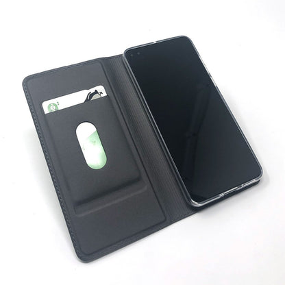 Case For Huawei P40 Pro Anthracite Black Slimline Low Profile PU Leather Flip Case Cover FoneFunShop