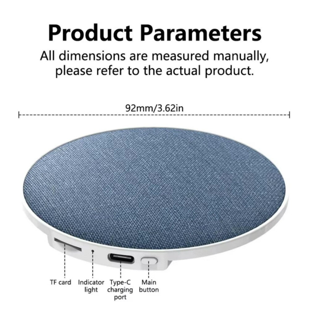 Under Pillow Speaker Ultra Thin for Sleeping Portable Bluetooth Bone Conduction Speaker FoneFunShop
