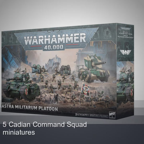 Warhammer 40,000 - Battleforce: Astra Militarum Platoon (47-48) Box Set FoneFunShop