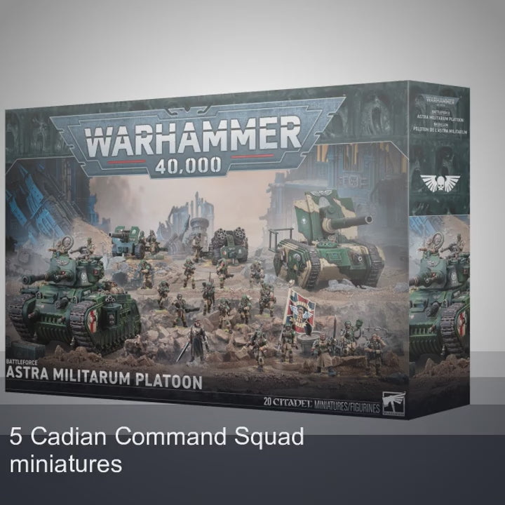 Warhammer 40,000 - Battleforce: Astra Militarum Platoon (47-48) Box Set FoneFunShop