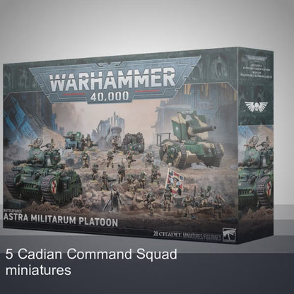 Warhammer 40,000 - Battleforce: Astra Militarum Platoon (47-48) Box Set FoneFunShop